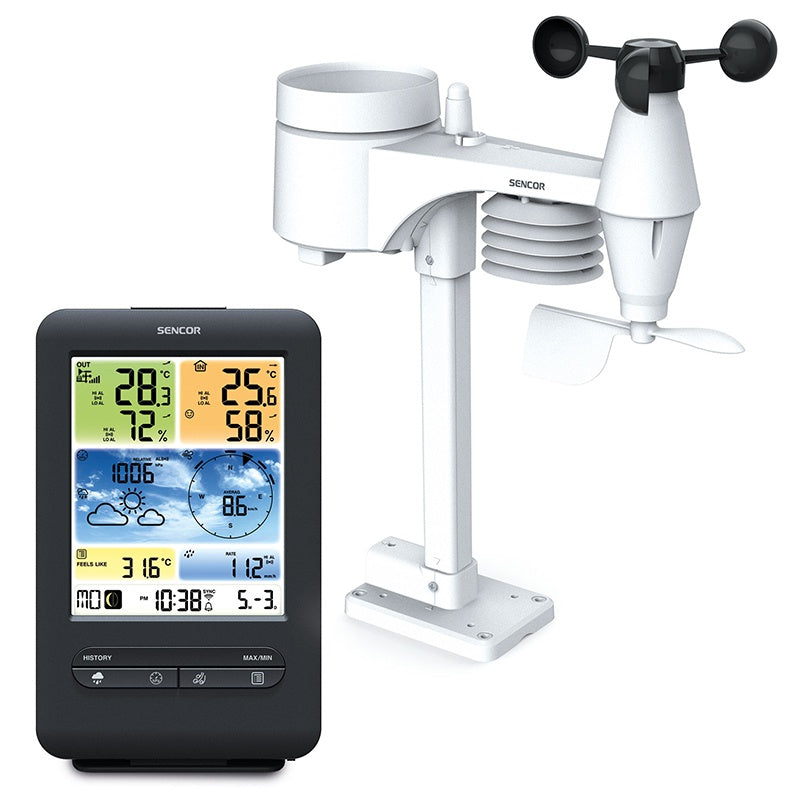 Stație meteo profesională WiFi Sencor S-SWS9898WIFI
