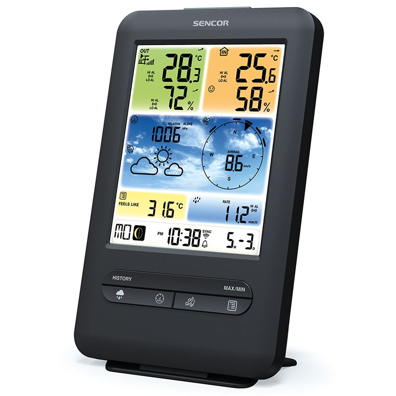 Stație meteo profesională WiFi Sencor S-SWS9898WIFI