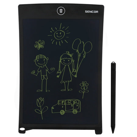 Tabletă grafică LCD de 8,5 inchi cu stylus Sencor S-SXP020BK