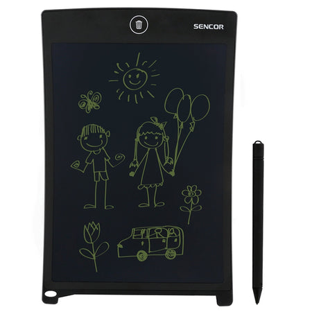 Tabletă grafică LCD de 8,5 inchi cu stylus Sencor S-SXP020BK