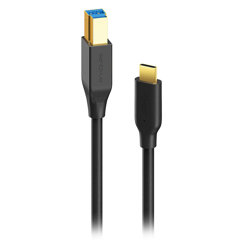 Cablu USB 3.0 de la tată B la tată C de 1 m Sentivus S-U302-100