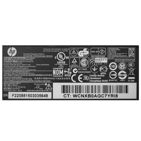 Alimentator laptop HP 18.5V 3.5A 65W SH-18.5V-65W