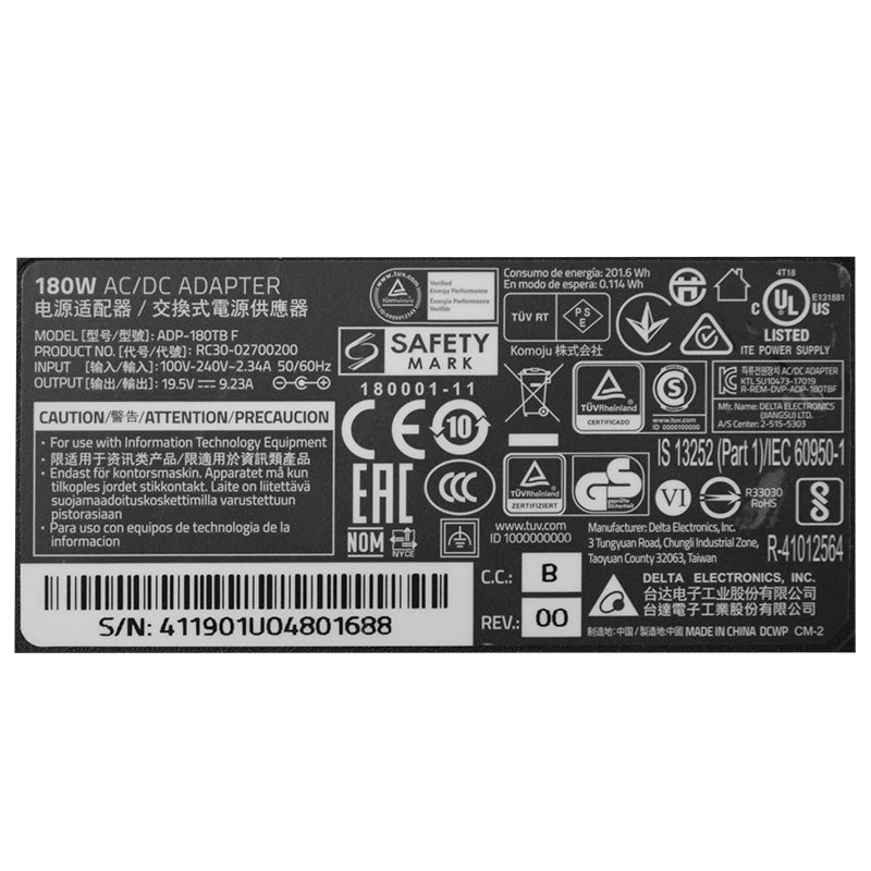 Alimentator laptop 19.5V 9.23A 180W ADP-180TB Razer SH-19.5V-180W