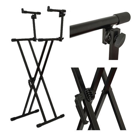 Stativ Pentru 2 Clape, Negru