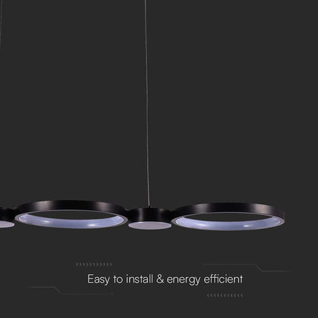 Candelabru LED 38 W, 4000K, negru, 974×260×1100 mm, V-Tac SKU-10043