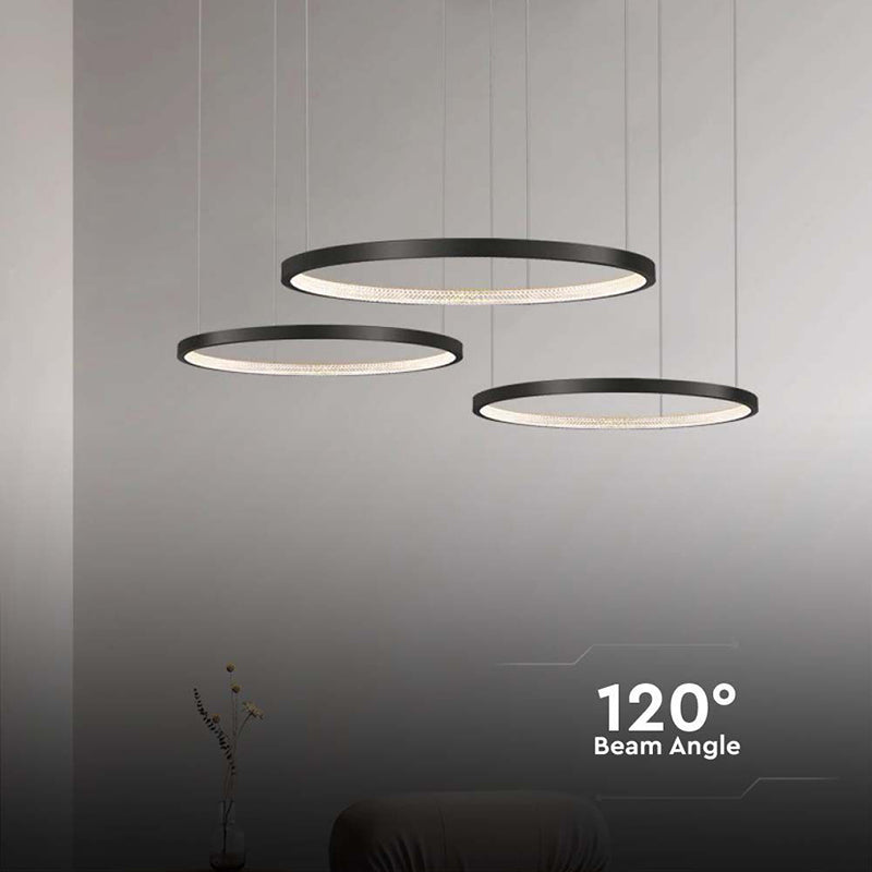 Lampă LED design 57 W, 4000 K, SMD, IP20, negru V-Tac SKU-10053