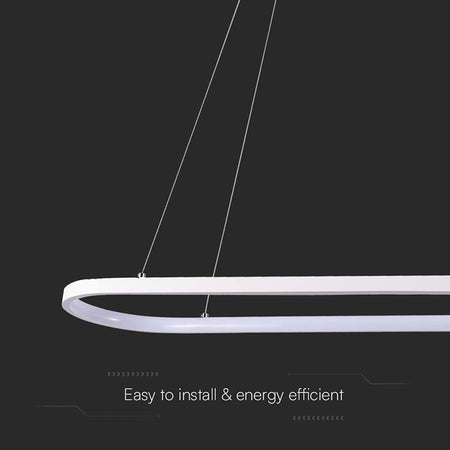 Candelabru LED 24W 4000K alb, eficiență 115 lm/W, 80×20×100 cm, V-Tac SKU-10055