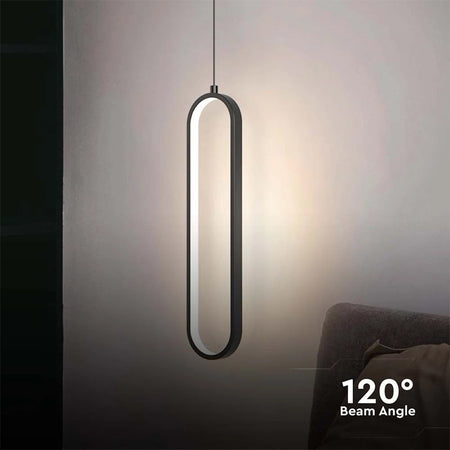 Pendul tavan 9W 4000K negru V-Tac SKU-10076