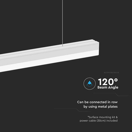 Corp iluminat LED liniar 120 cm 40 W 4000K alb neutru - V-Tac SKU-10138