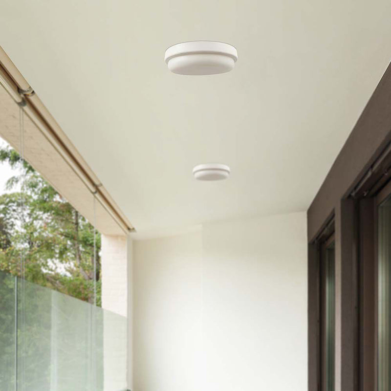 Plafonieră LED 12W rotundă cu IP54, albă, V-Tac
