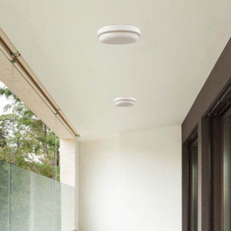 Plafonieră LED 12W rotundă cu IP54, albă, V-Tac