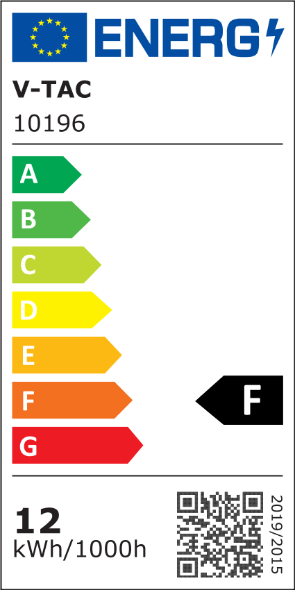 Plafonieră LED 12W rotundă cu IP54, albă, V-Tac