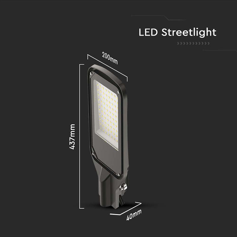 Corp iluminat stradal LED 100W cu grad de protecție IP65, aluminiu, V-Tac