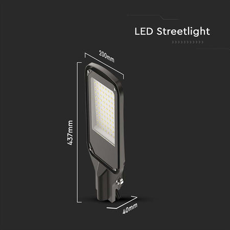 Corp iluminat stradal LED 100W cu grad de protecție IP65, aluminiu, V-Tac