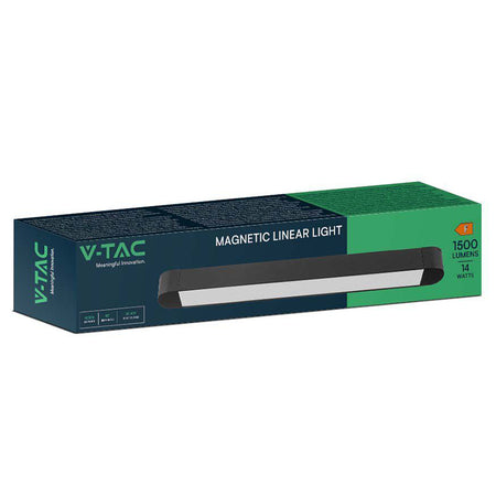 Corp LED magnetic 14W 4000K negru V-Tac SKU-10242