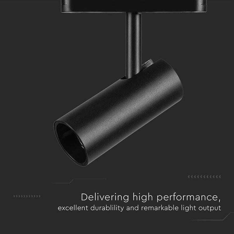 Corp LED magnetic 20W pentru șină, culoare negru, V-Tac