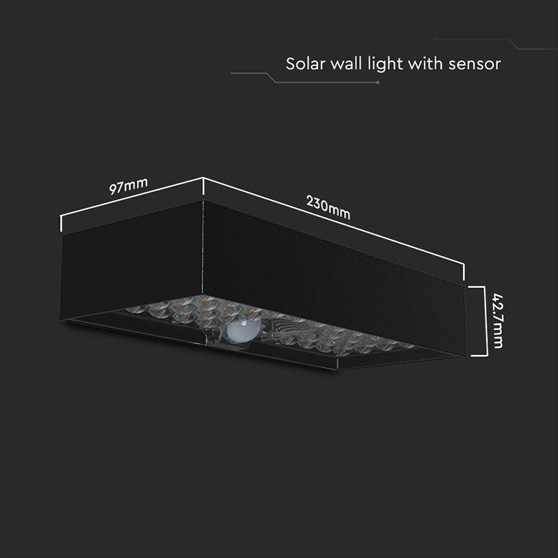 Lampa exterioară LED 6W cu încărcare solară IP65, lumină neutru 4000K, V-Tac