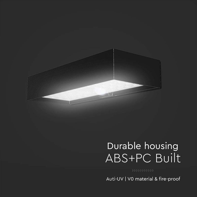 Lampa exterioară LED 6W cu încărcare solară IP65, lumină neutru 4000K, V-Tac