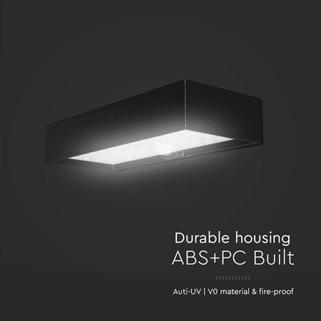 Lampa exterioară LED 6W cu încărcare solară IP65, lumină neutru 4000K, V-Tac