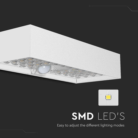 Lampa exterioară LED 6W cu încărcare solară IP65, lumină neutru 4000K, V-Tac