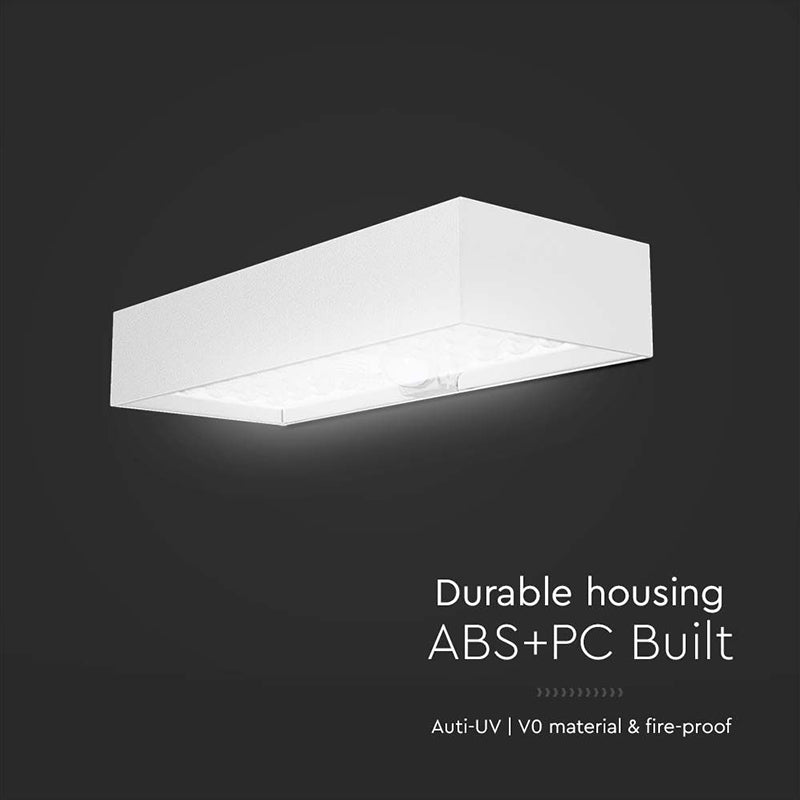 Lampa exterioară LED 6W cu încărcare solară IP65, lumină neutru 4000K, V-Tac