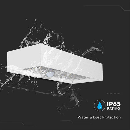 Lampa exterioară LED 6W cu încărcare solară IP65, lumină neutru 4000K, V-Tac