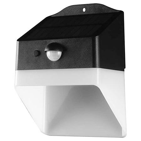 Lampă solară exterioară 2W 4000K cu senzor PIR, IP65, alb/negru V-Tac SKU-10309