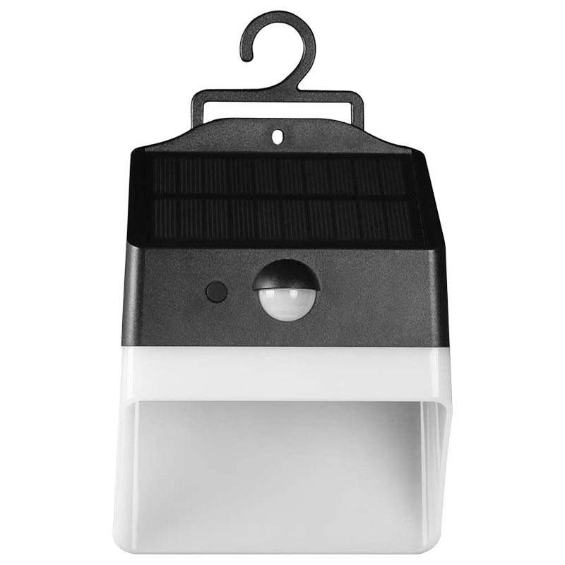 Lampă solară exterioară 2W 4000K cu senzor PIR, IP65, alb/negru V-Tac SKU-10309