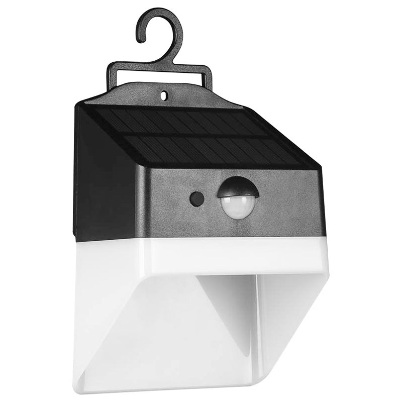 Lampă solară exterioară 2W 4000K cu senzor PIR, IP65, alb/negru V-Tac SKU-10309
