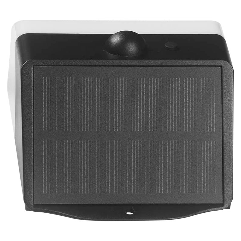 Lampă solară exterioară 2W 4000K cu senzor PIR, IP65, alb/negru V-Tac SKU-10309