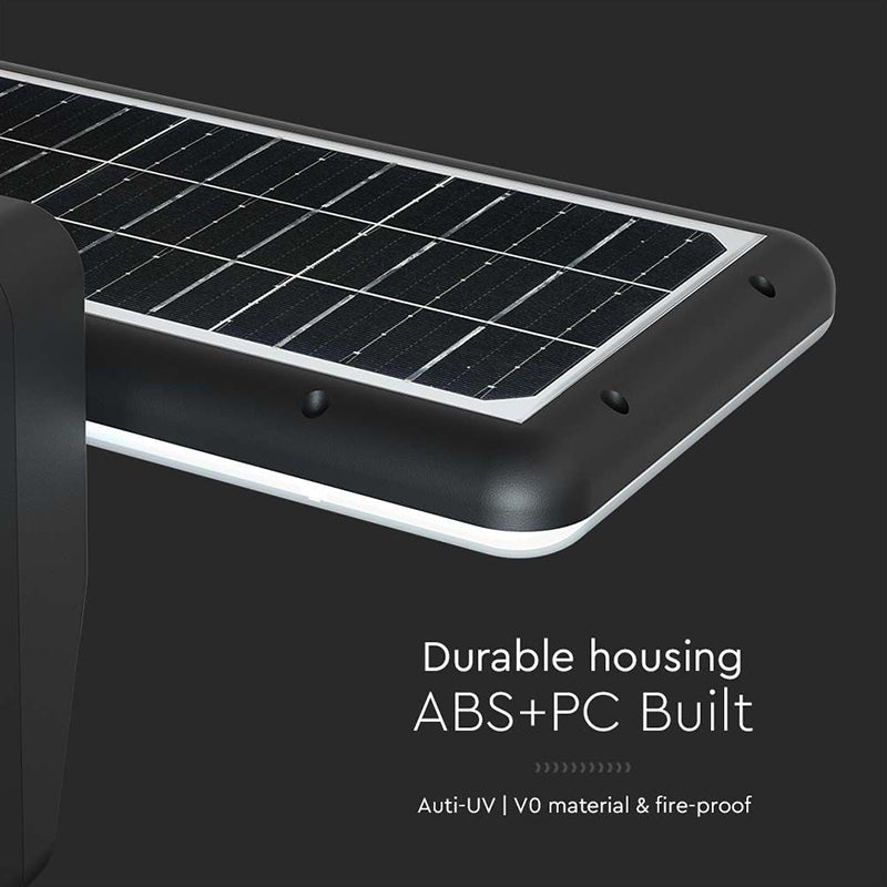 Lampă solară de exterior 15 W cu senzor PIR și 2 culori de iluminare V-Tac
