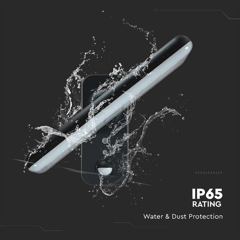 Lampă solară de exterior 15 W cu senzor PIR și 2 culori de iluminare V-Tac