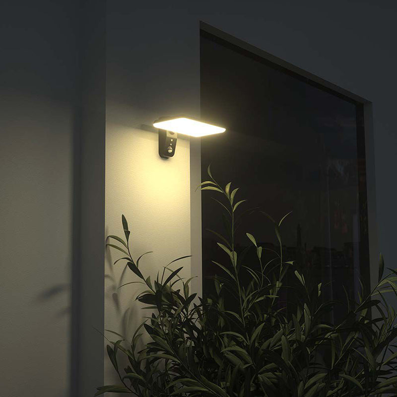 Lampă solară de exterior 15 W cu senzor PIR și 2 culori de iluminare V-Tac