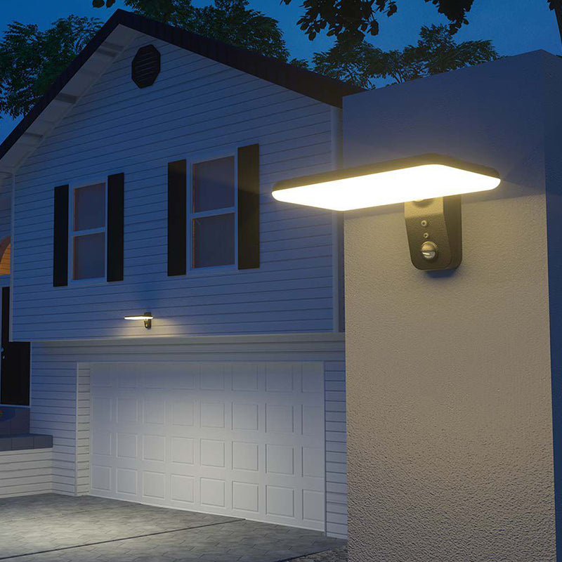 Lampă solară de exterior 15 W cu senzor PIR și 2 culori de iluminare V-Tac