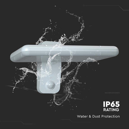 Lampă solară de exterior 15 W cu senzor PIR și 2 culori de iluminare V-Tac