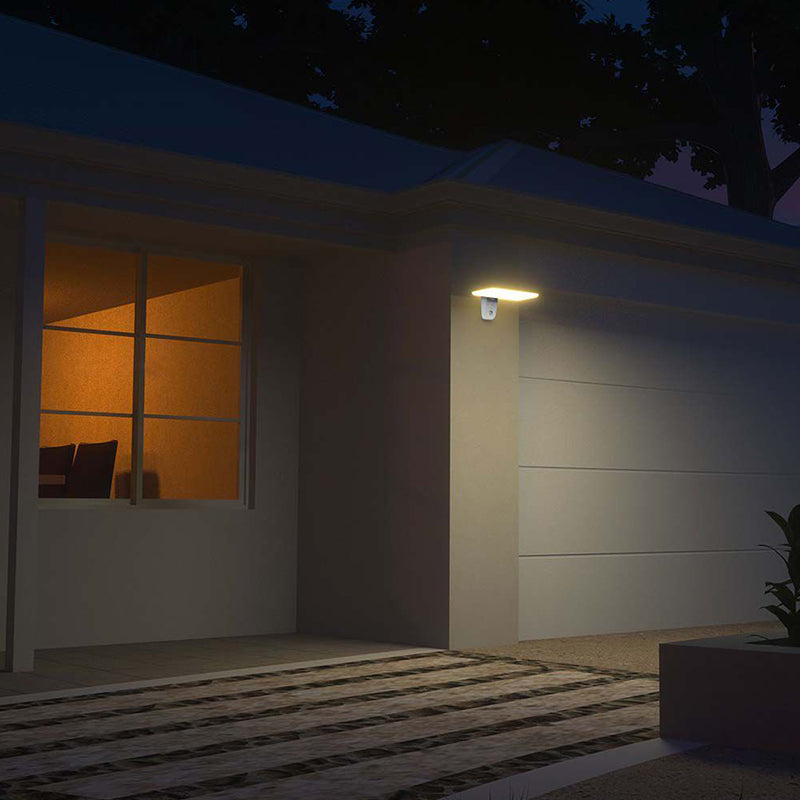 Lampă solară de exterior 15 W cu senzor PIR și 2 culori de iluminare V-Tac