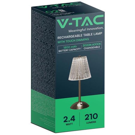 Lampă birou 3W cu acumulator, dimmabilă, 3in1, V-Tac SKU-10327