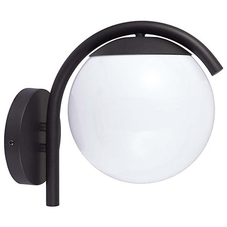 Lampă de perete cu soclu E27, IP44, negru mat, pentru exterior V-Tac SKU-10420