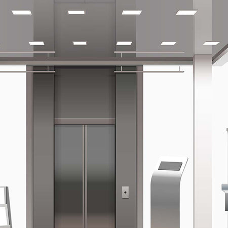 Panou LED 12W încorporabil 6500K cip Samsung pătrat V-Tac SKU-104851