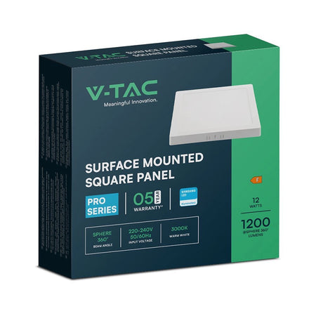 Panou LED aplicabil 12W cu cip Samsung V-Tac