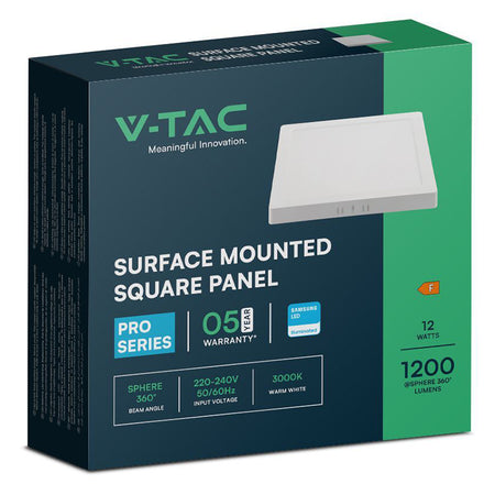 Panou LED aplicabil 12W cu cip Samsung V-Tac