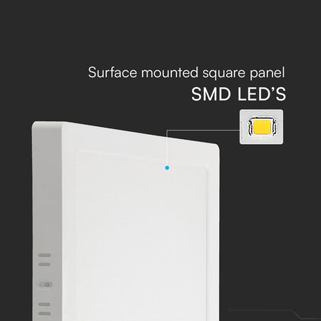 Panou LED aplicabil 18W 3000K cip Samsung V-Tac SKU-104981