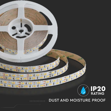 Bandă LED COB 21 W/m 24 V 3în1 IP20, 5 m V-Tac SKU-10554