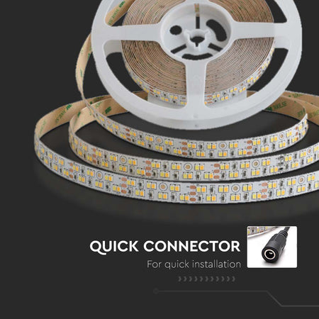 Bandă LED COB 21 W/m 24 V 3în1 IP20, 5 m V-Tac SKU-10554