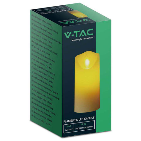 Lumânare LED 53×125 mm, 2700K, alb cald, IP20, V-Tac SKU-10573