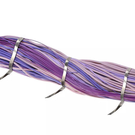 Fașete prindere din oțel 4.6 mm x 20 cm set 100 buc V-Tac SKU-11188