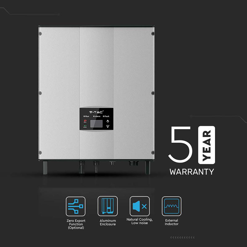 Invertor solar 3 kW on grid monofazat IP65 V-Tac SKU-11369
