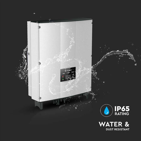 Invertor solar 3 kW on grid monofazat IP65 V-Tac SKU-11369