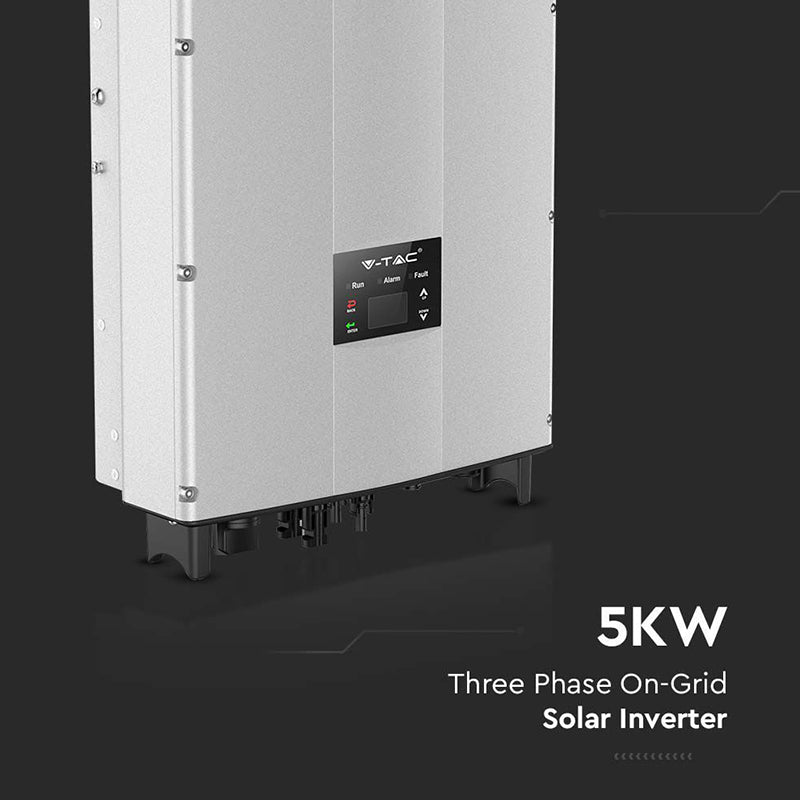 Invertor solar 5 kW on grid trifazat IP65, protecție ridicată V-Tac SKU-11371