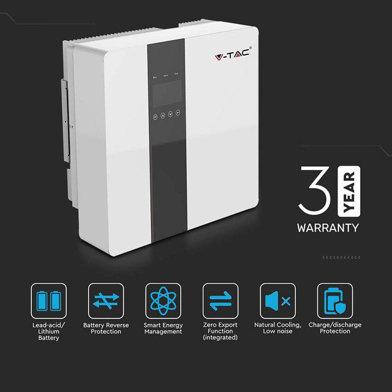 Invertor Solar 3.6kw Hybrid On Grid/off Grid Monofazat Ip65